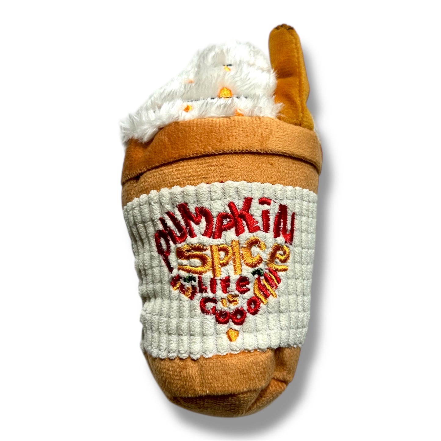 Pumpkin Spice Latte Dog Toy