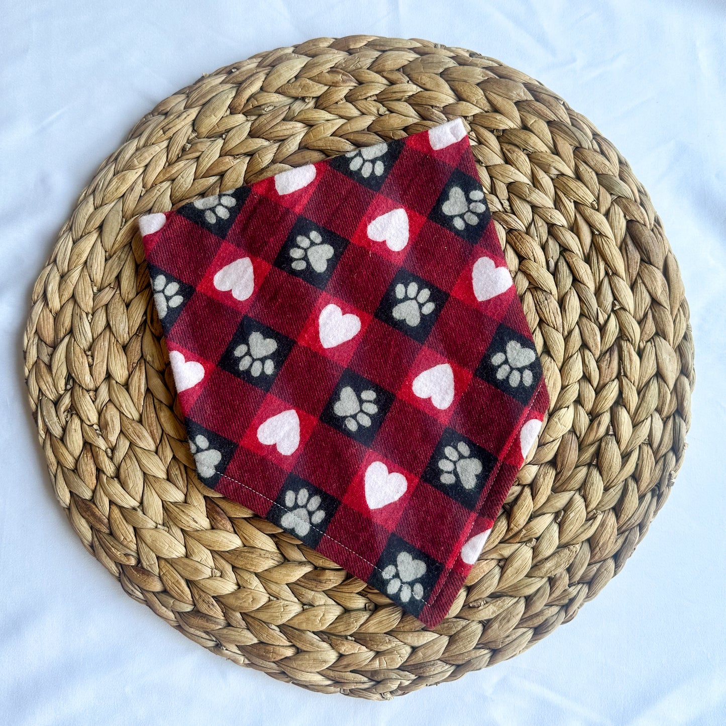 Paw Print Plaid