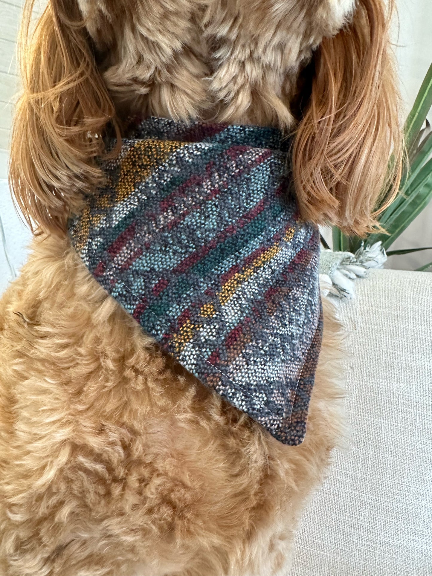 Sweater Weather: Snap-On Dog Bandana