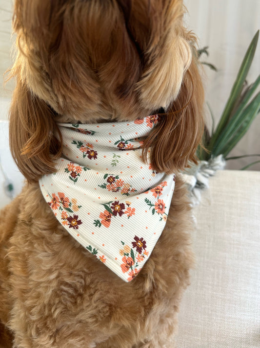 Spring Bloom: Snap-On Dog Bandana